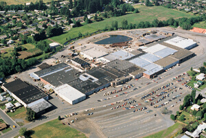 Aerial view of the Stayton Plant and Corporate Offices